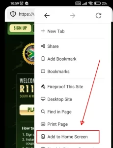 Install Mobile Casino App on your Phone