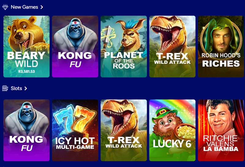 Thunderbolt Casino games