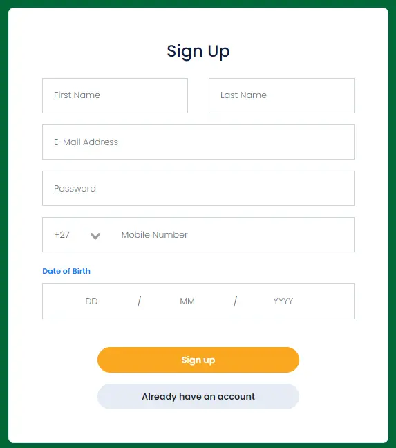 Yebo Inclave registration