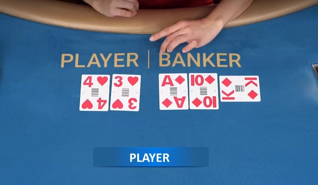 Live dealer baccarat