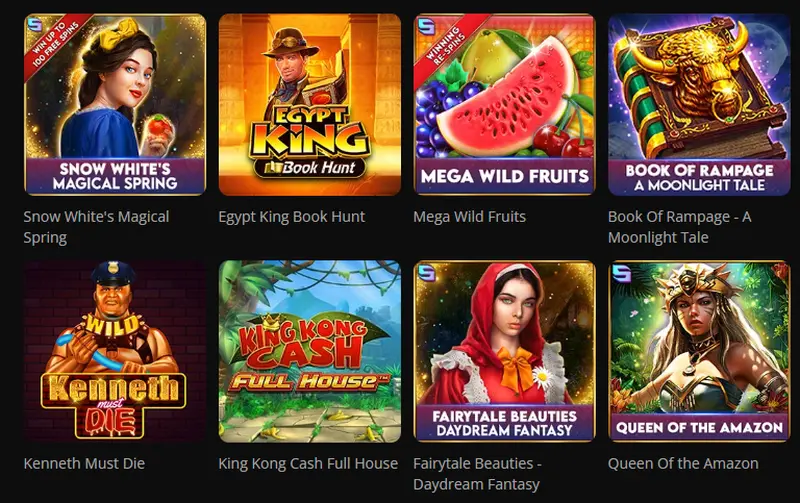 Video slots casino games themes