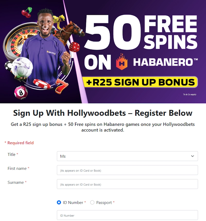 Register your account