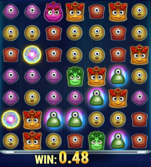 Reactoonz Cluster Pays mechanic slot machines