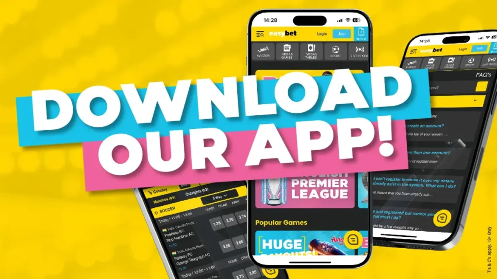 Easybet smartphone app APK download